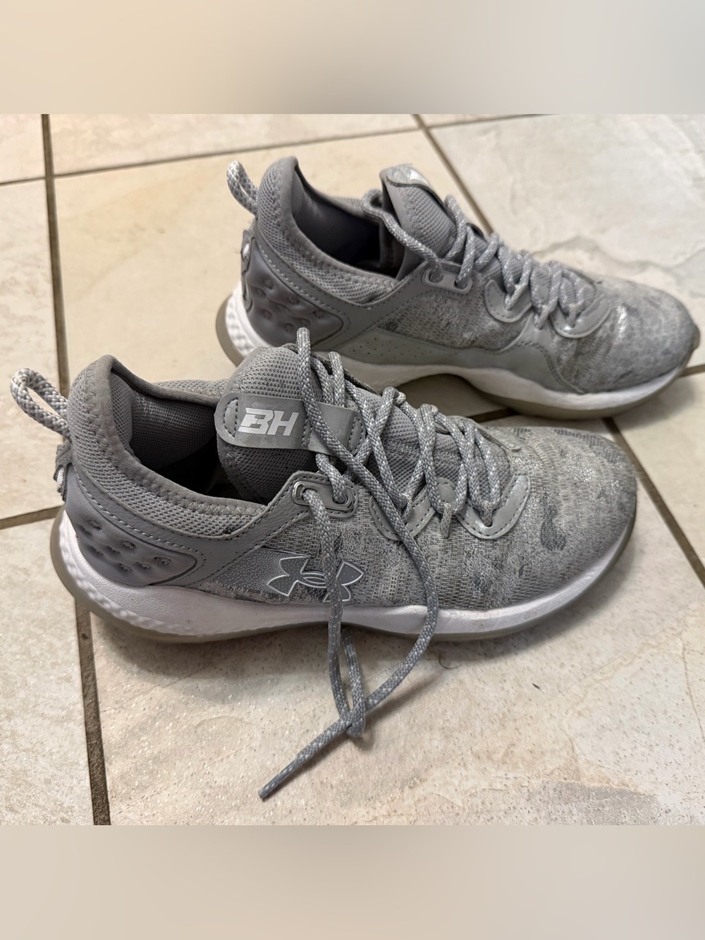 Under Armour Kids Grey Turf Shoes